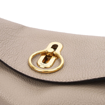 Mulberry Shoulder Bag Leighton in Grey, Leather — Lifestyle View