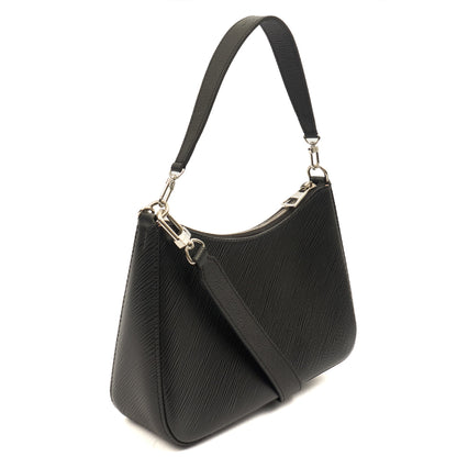 Louis Vuitton Cross Body Marelle Bag in Black, Epi Leather — Back View