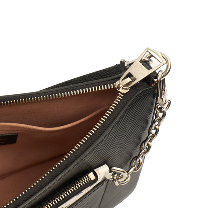 Louis Vuitton Cross Body Marelle Bag in Black, Epi Leather — Alternate View 8
