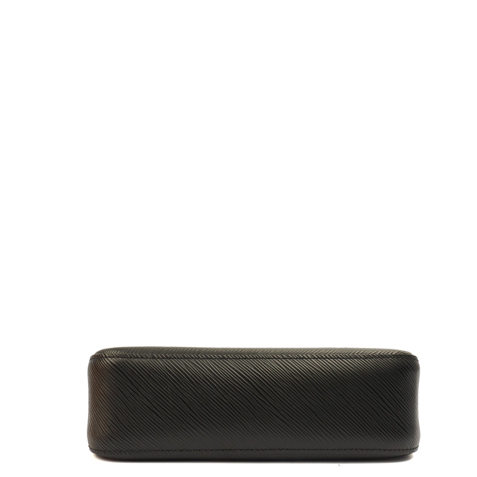 Louis Vuitton Cross Body Marelle Bag in Black, Epi Leather — Detail View