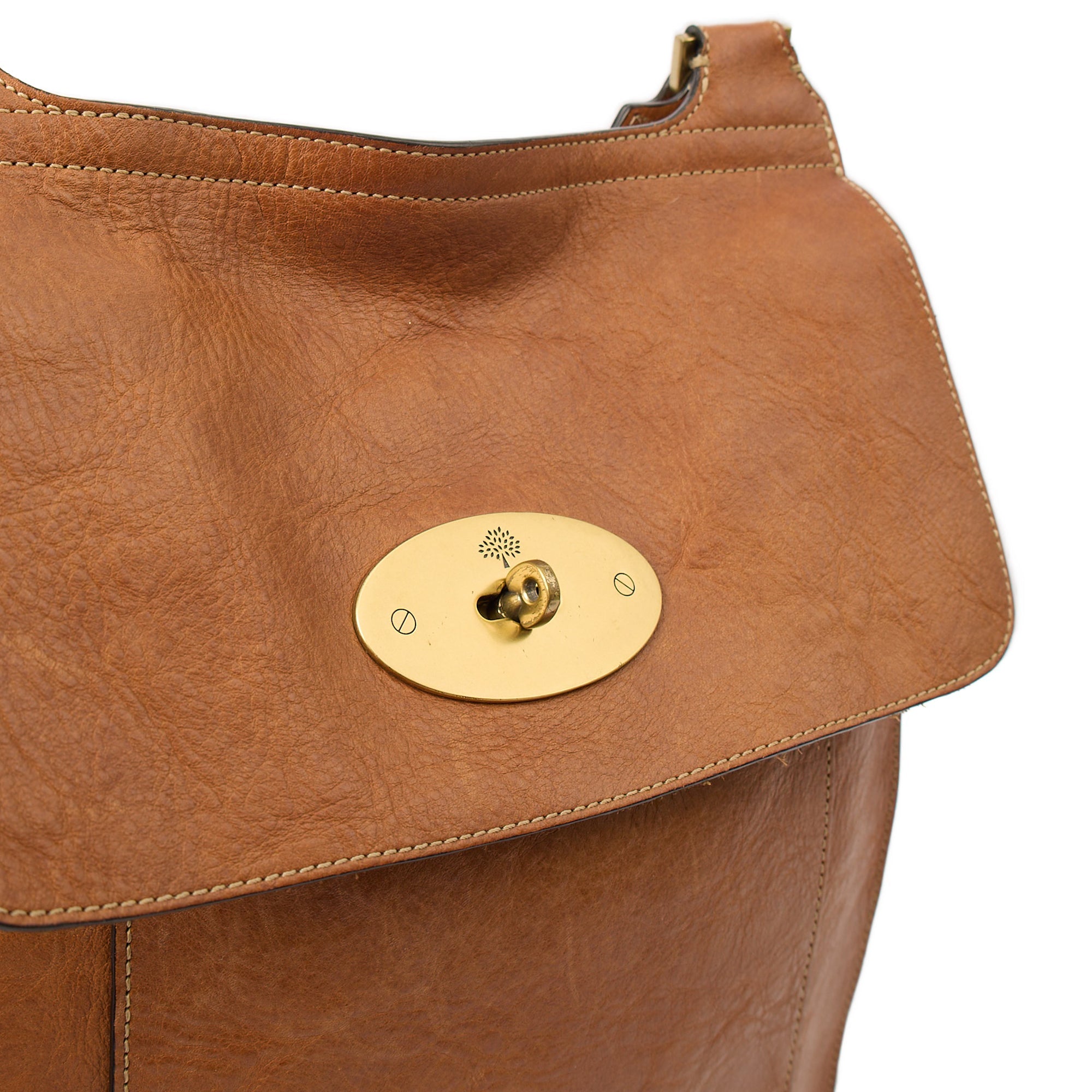 Mulberry Cross Body Antony - Large in Oak, Calfskin Leather — Lifestyle View