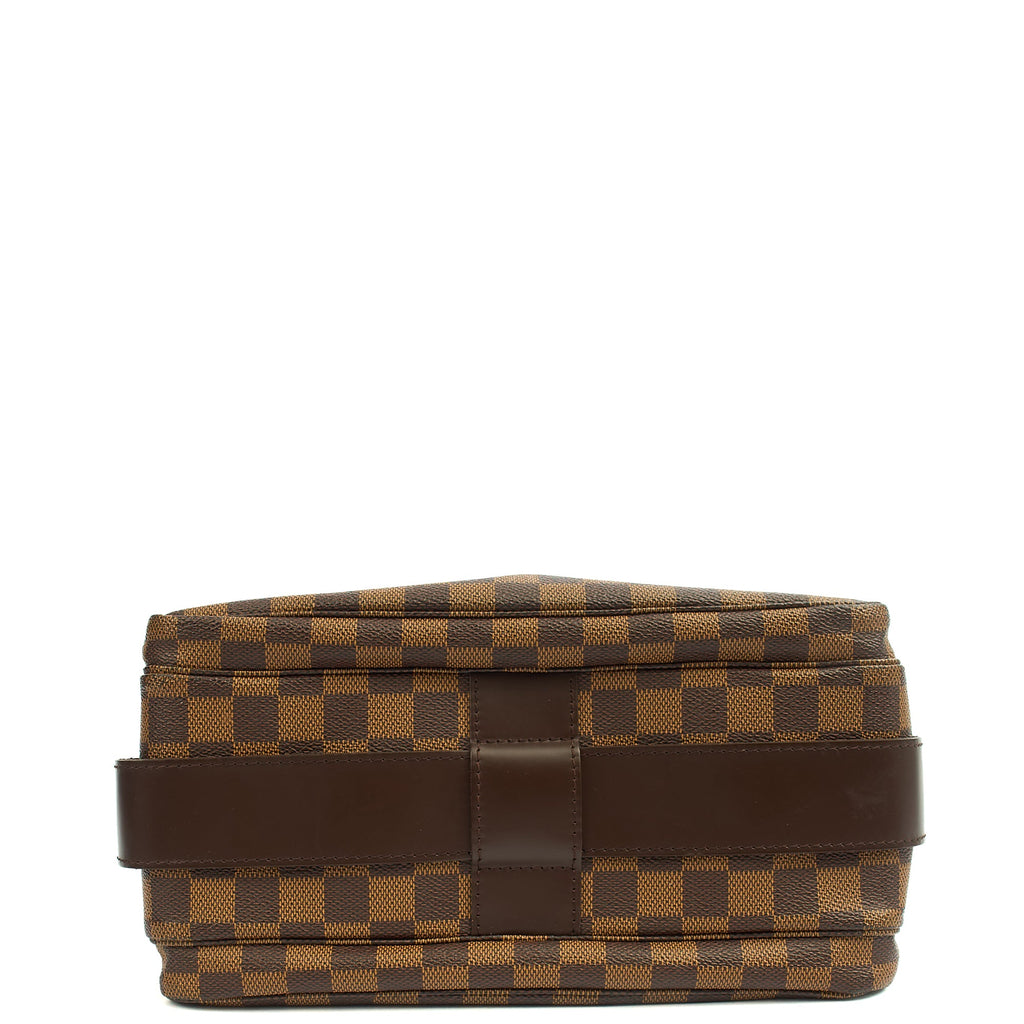 Louis Vuitton Shoulder Bag Naviglio in Damier, Canvas — Top View