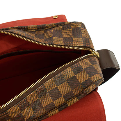 Louis Vuitton Shoulder Bag Naviglio in Damier, Canvas — Detail View