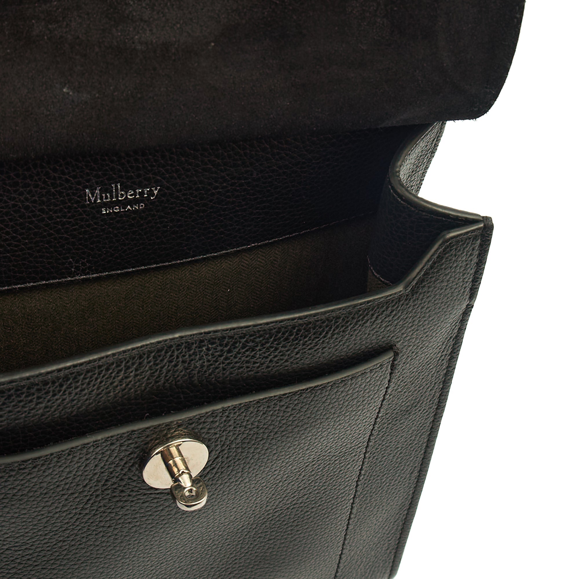 Mulberry Cross Body Antony in Black, Leather — Alternate View 7