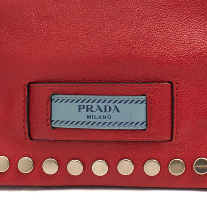 Prada Shoulder Bag Shoulder Bag in Fiery Red , Calfskin — Alternate View 7
