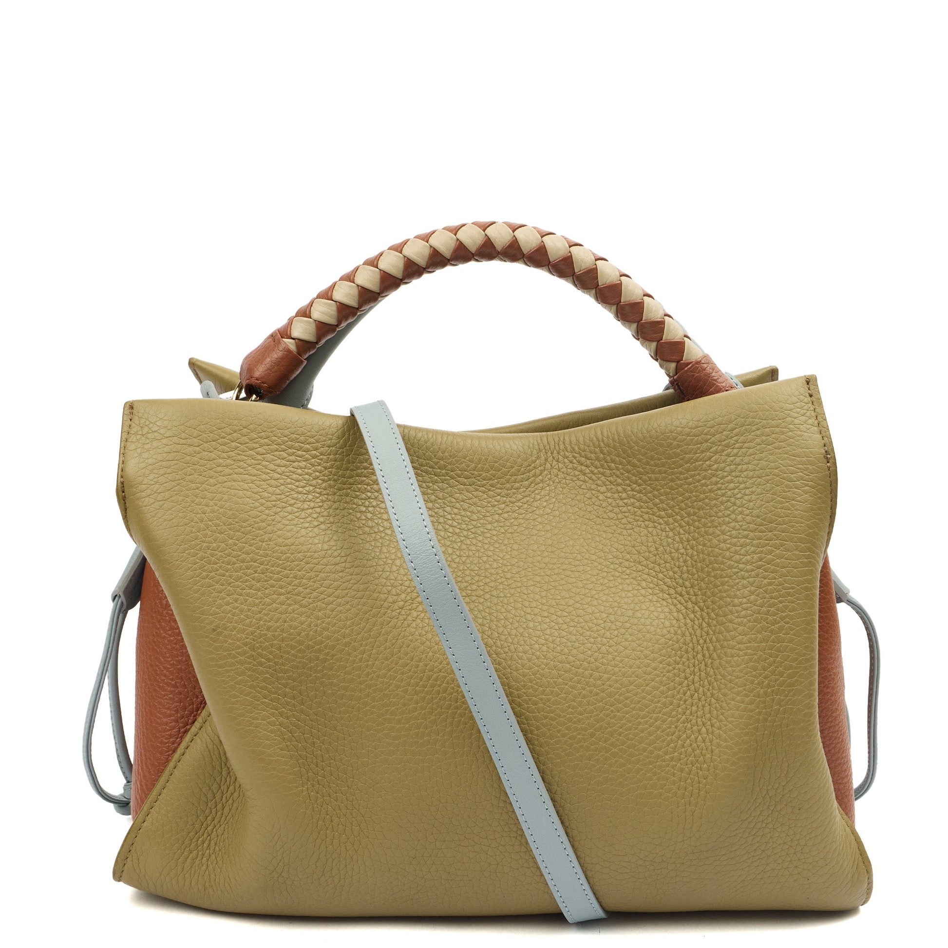 Mulberry Tote Iris - Large in Green and Oak, Calfskin Leather — Alternate View 11