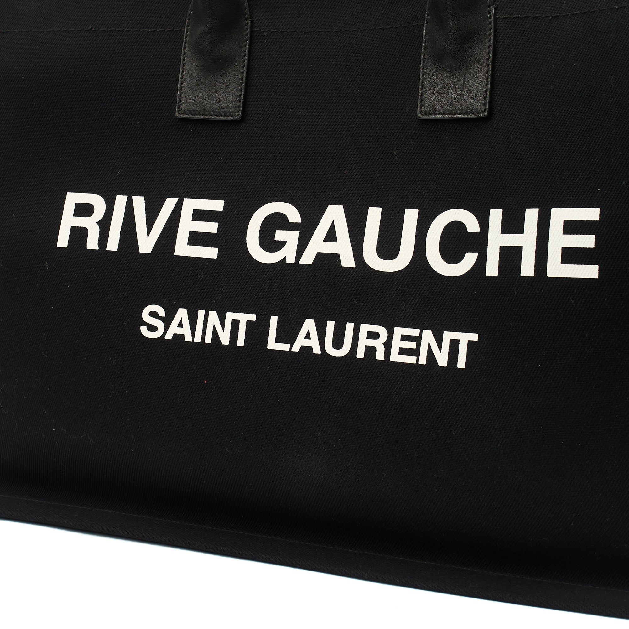 Saint Laurent Tote Rive Gauche Tote in Black, Fabric — Alternate View 18
