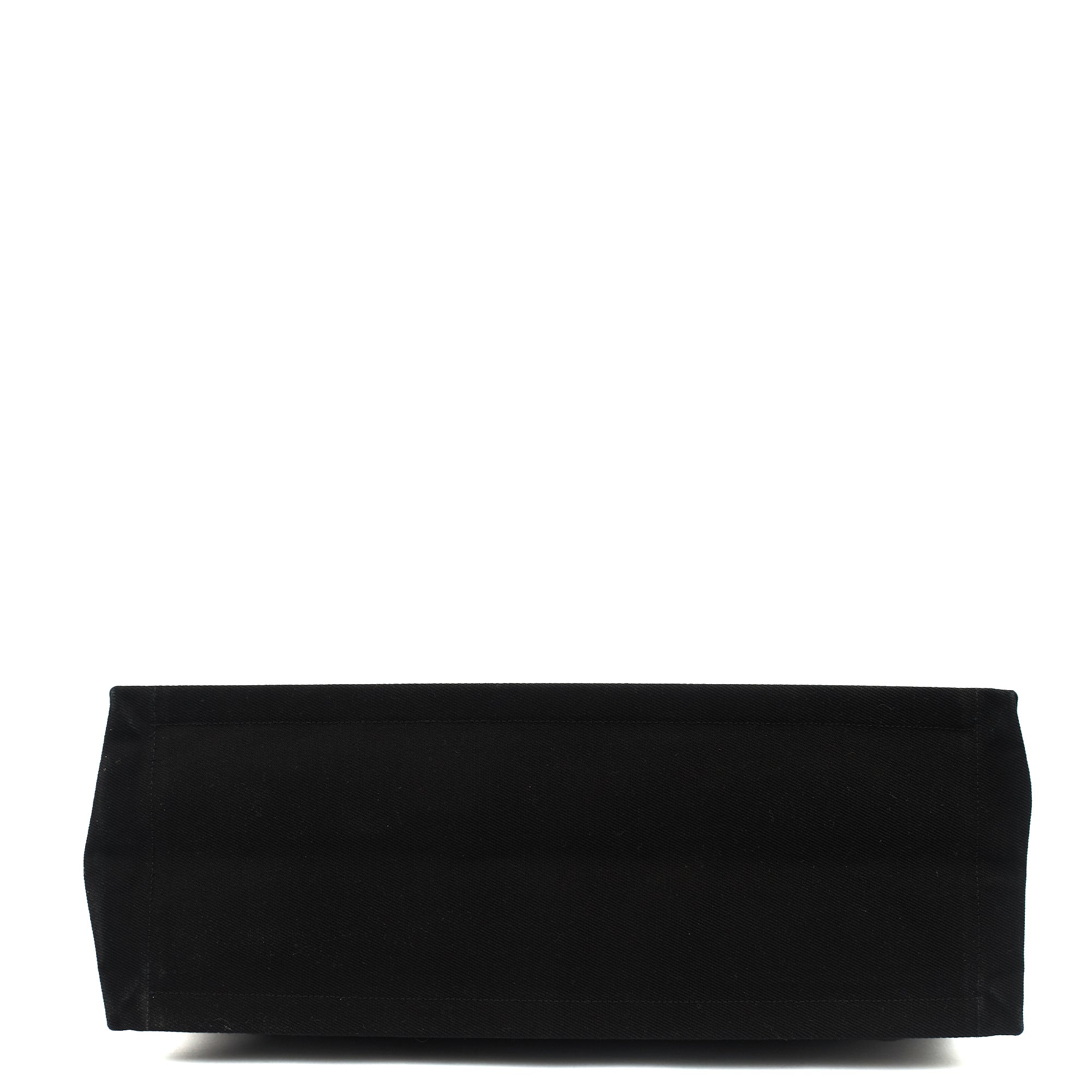 Saint Laurent Tote Rive Gauche Tote in Black, Fabric — Top View