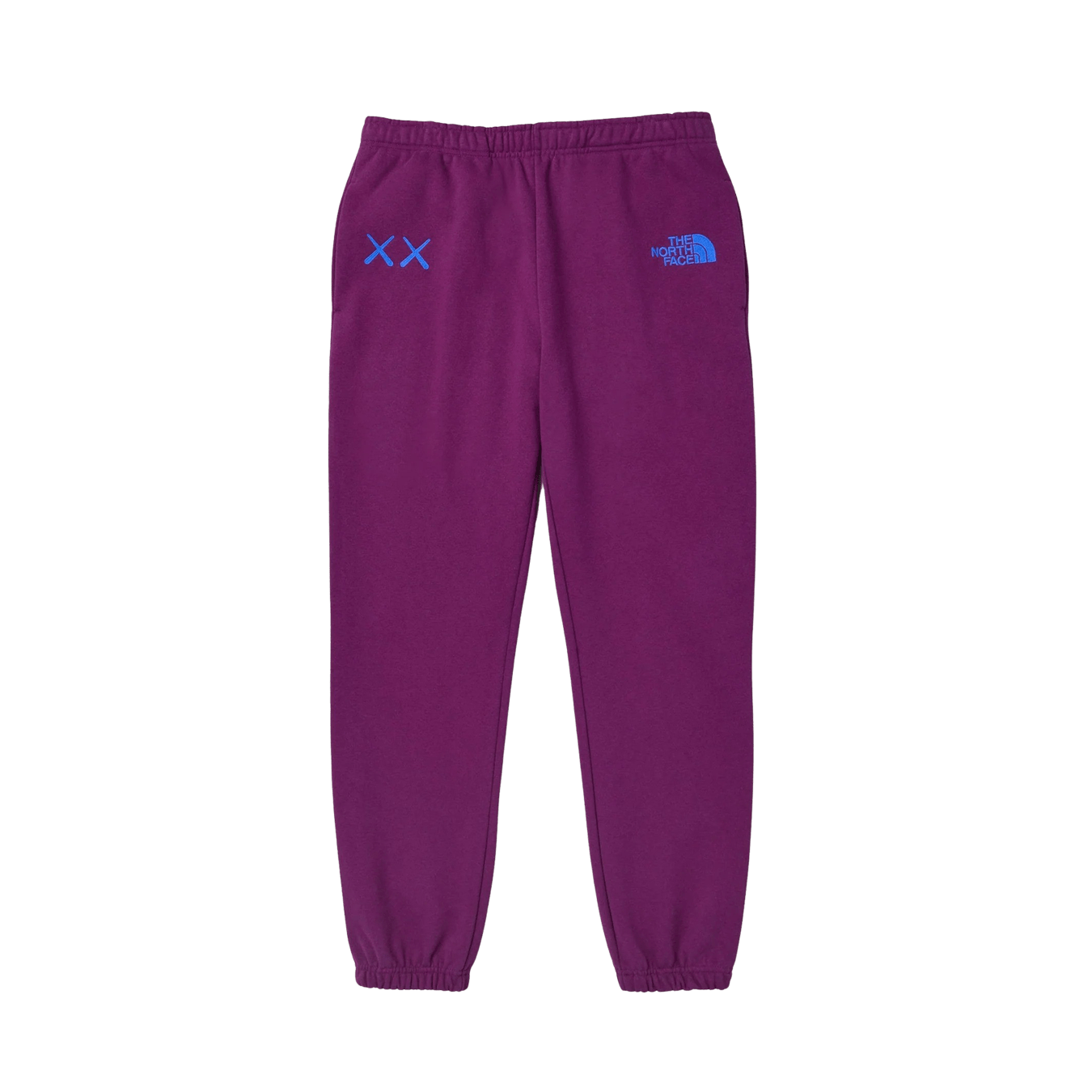 The North Face x KAWS Sweatpants 'Pamplona Purple' — XXS — Front View