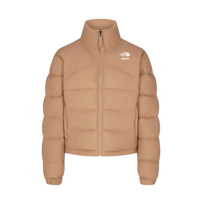 SKIMS x The North Face Retro 2000 Nuptse Jacket 'Ochre' — XXS — Front View