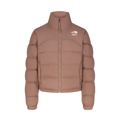 SKIMS x The North Face Retro 2000 Nuptse Jacket 'Sienna' — XXS — Front View
