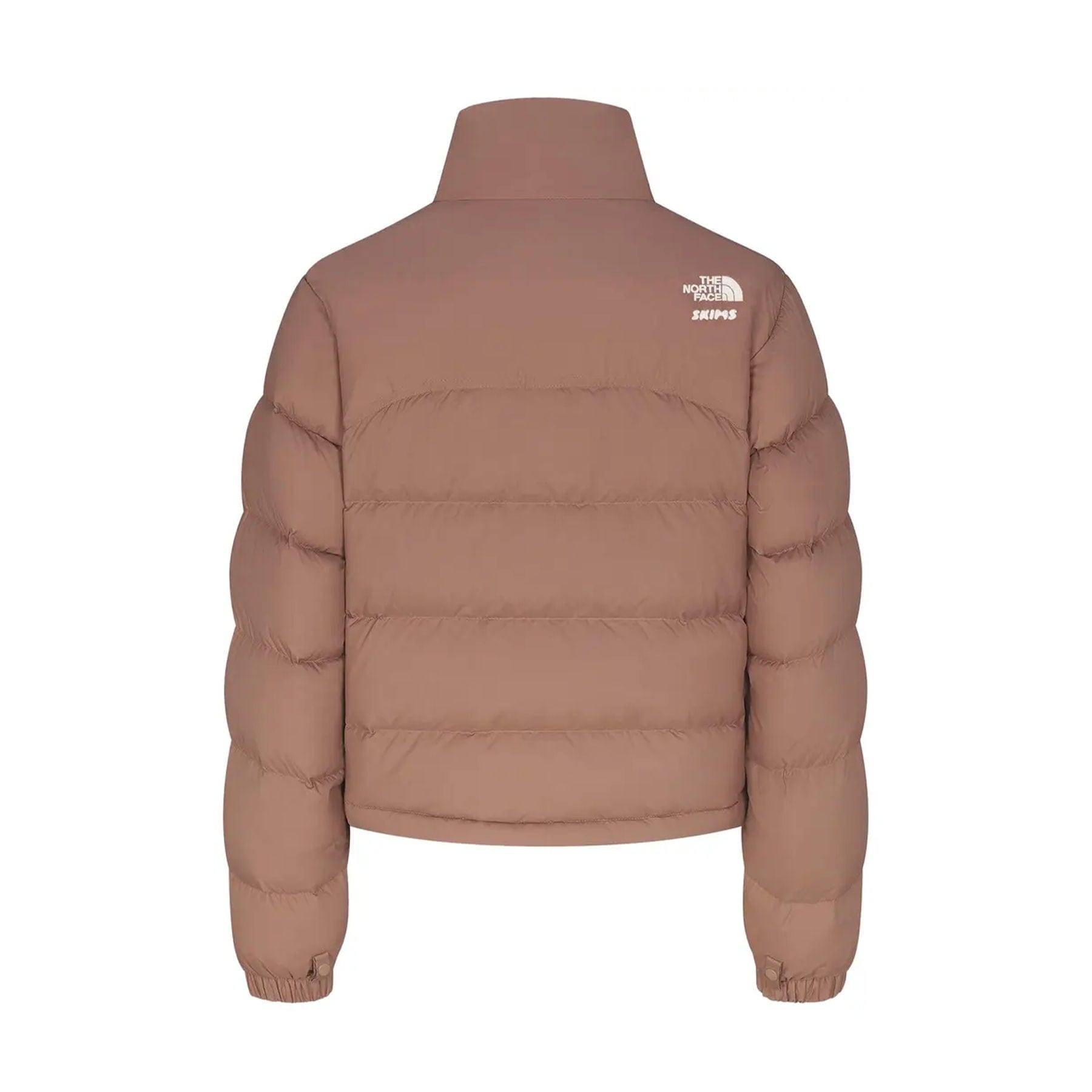 SKIMS x The North Face Retro 2000 Nuptse Jacket 'Sienna' — XXS — Side View