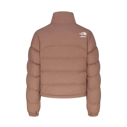SKIMS x The North Face Retro 2000 Nuptse Jacket 'Sienna' — XXS — Side View