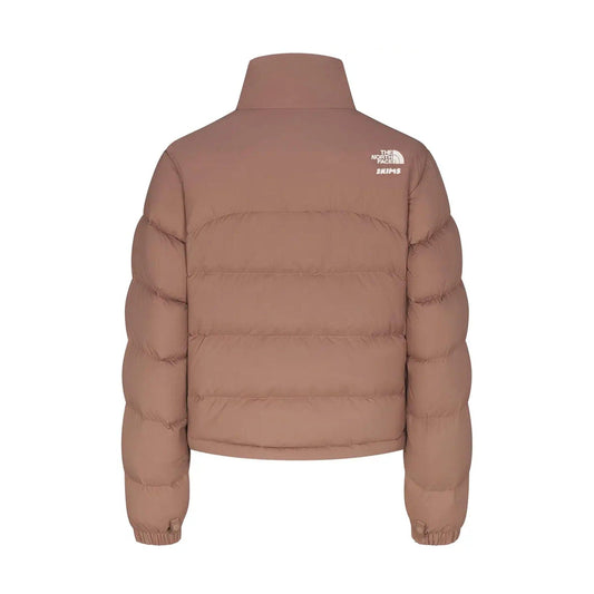SKIMS x The North Face Retro 2000 Nuptse Jacket 'Sienna' — XXS — Side View