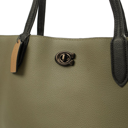 Coach Tote Willow Tote in Green, Leather — Alternate View 12