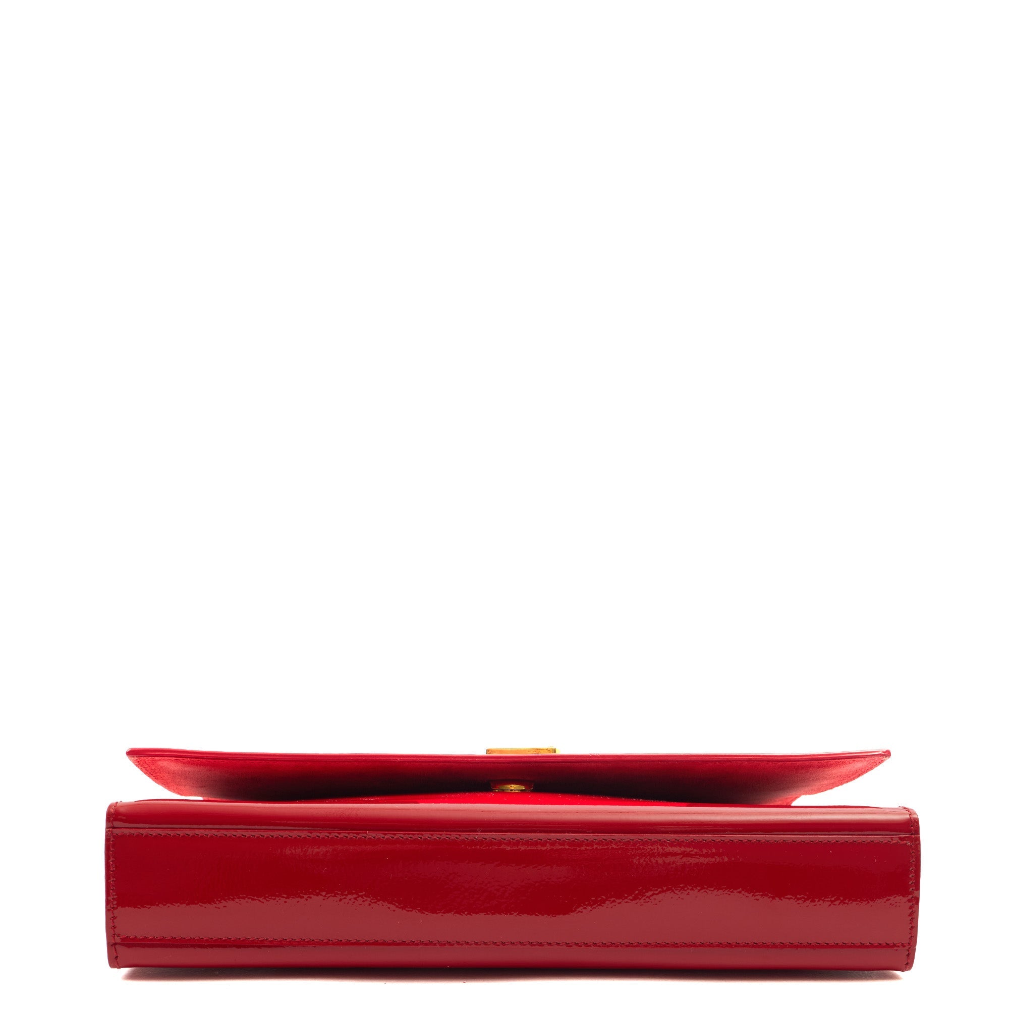 Saint Laurent Cross Body Kate Medium in Red, Patent Leather — Alternate View 10