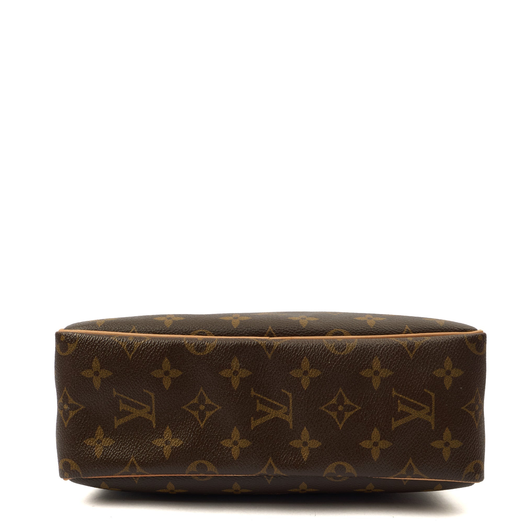 Louis Vuitton Cosmetic Bag Cosmetic Pouch in Brown, Leather — Top View