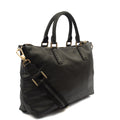 Anya Hindmarch Tote Maxi Zip- Top Handle  in Black, Leather — Front View