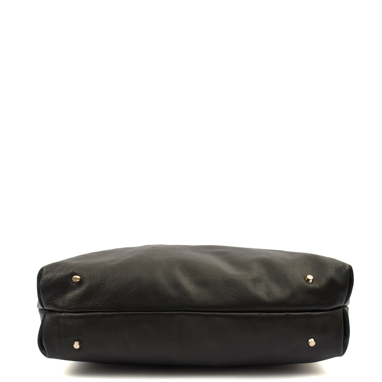 Anya Hindmarch Tote Maxi Zip- Top Handle  in Black, Leather — Top View