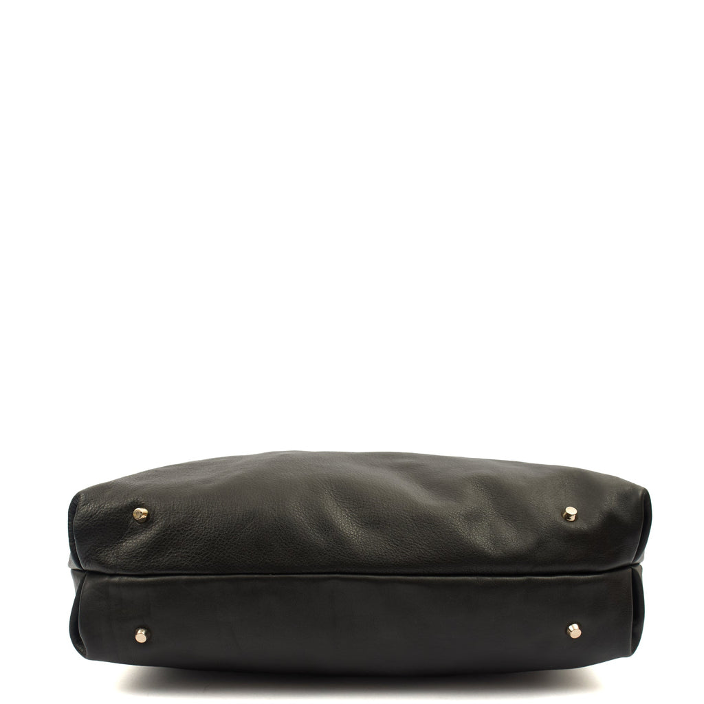 Anya Hindmarch Tote Maxi Zip- Top Handle  in Black, Leather — Alternate View 16