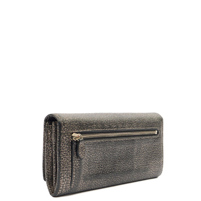 Mulberry Purse Wallet in Metallic, Leather — Side View