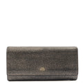 Mulberry Purse Wallet in Metallic, Leather — Front View