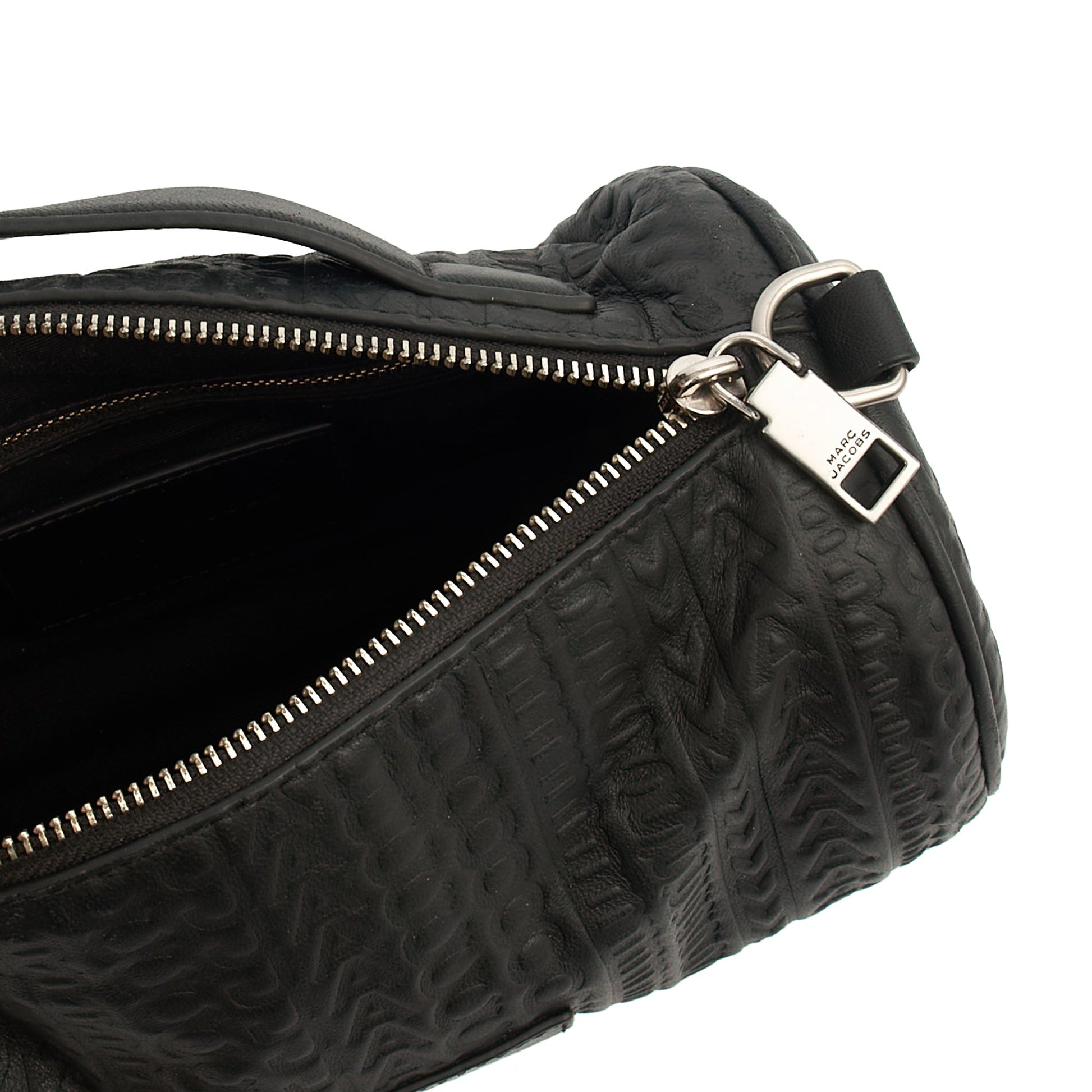 Marc Jacobs Cross Body The Shoulder Bag in tonal black, Leather — Detail View