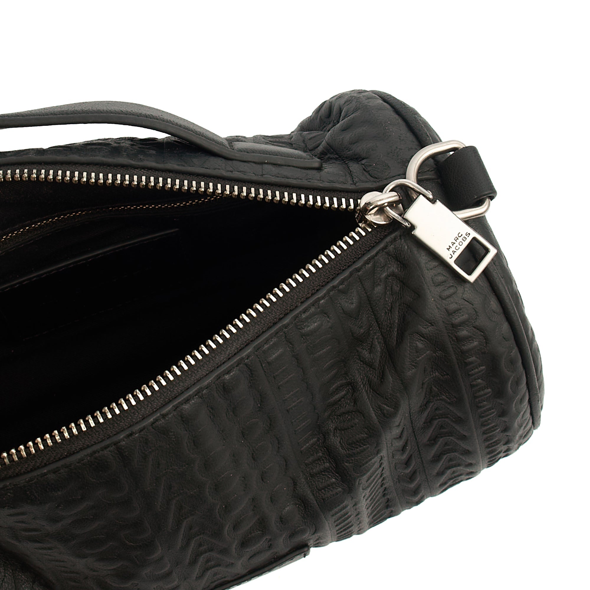 Marc Jacobs Cross Body The Shoulder Bag in tonal black, Leather — Detail View