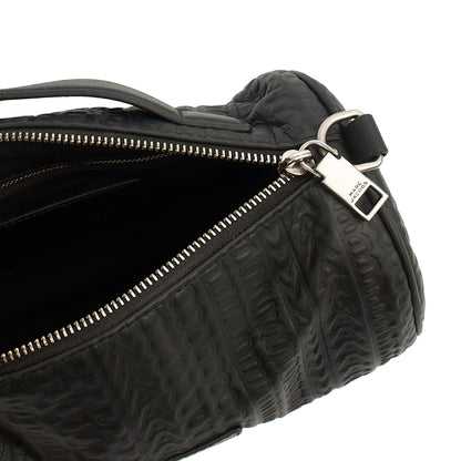 Marc Jacobs Cross Body The Shoulder Bag in tonal black, Leather — Detail View
