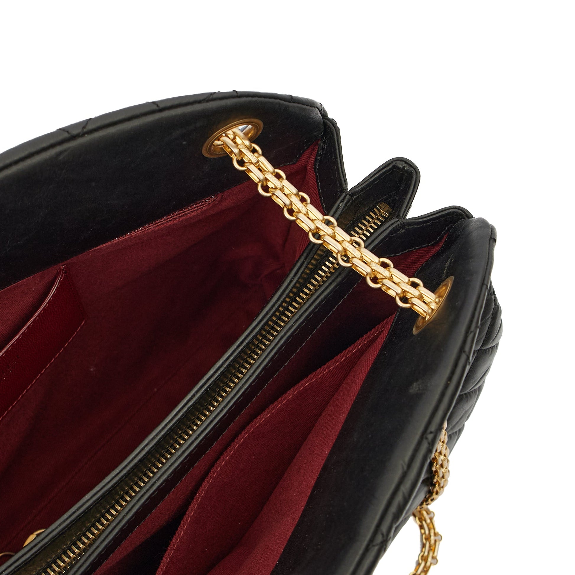 Chanel Tote Mademoiselle Bowling Bag - Large in Black, Calfskin Leather — Alternate View 8