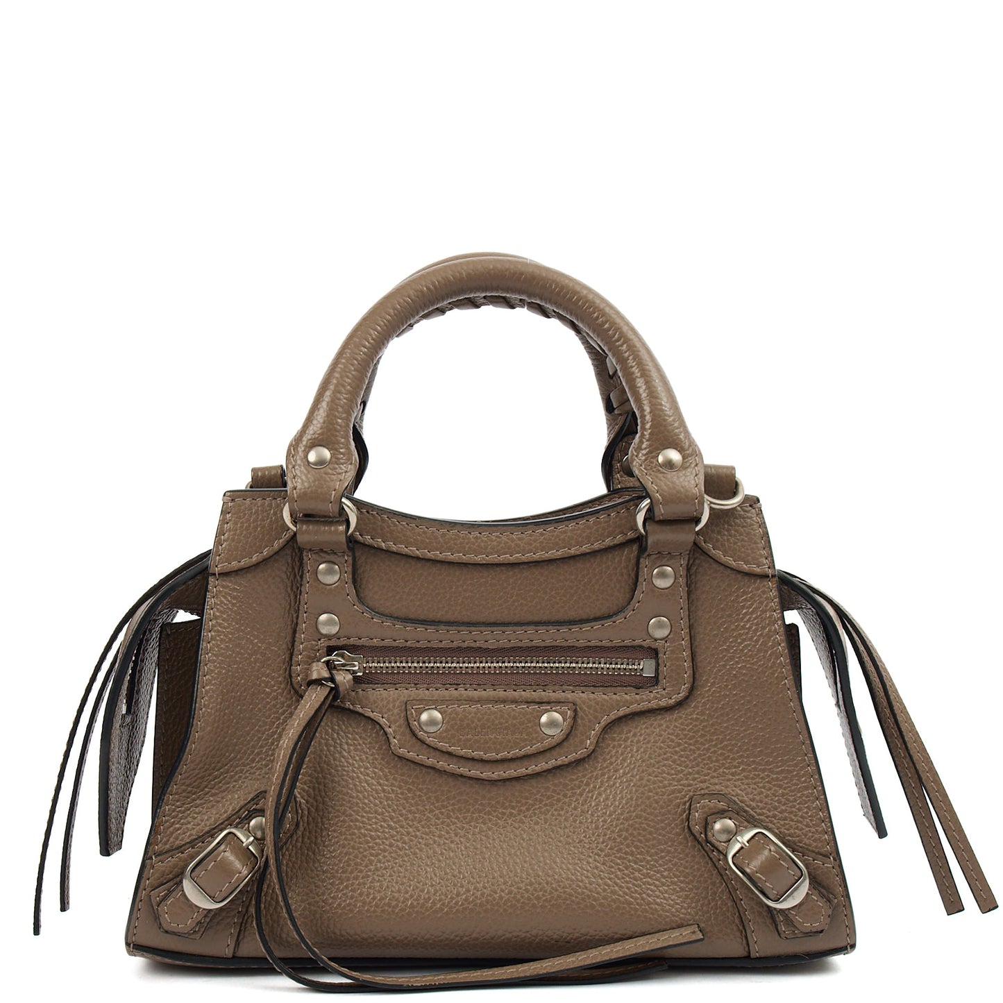 Balenciaga Mini Bag Neo Classic Mini in Brown, Veau (Calfskin) — Alternate View 8