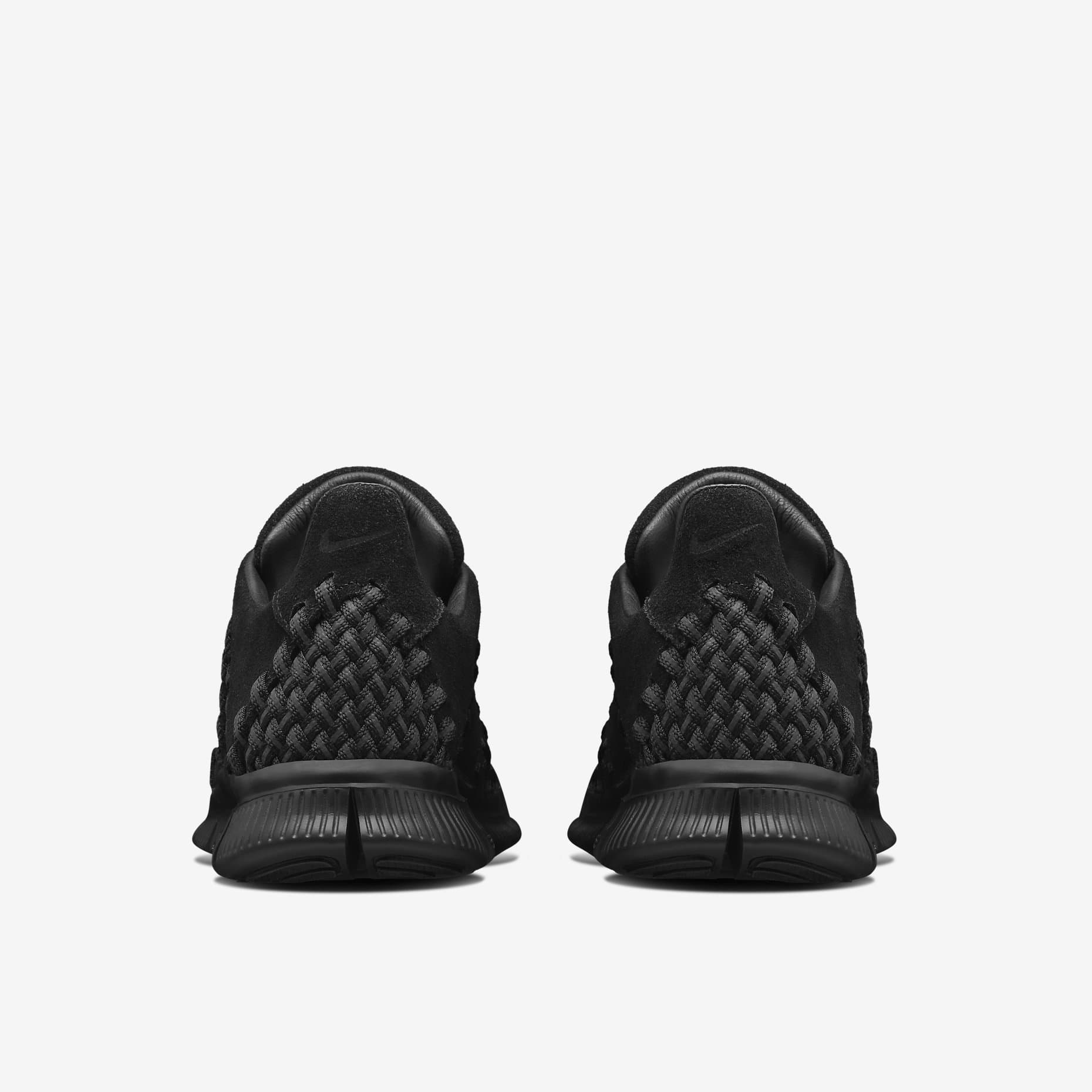 NikeLab Free Inneva Woven II SP Black — UK 3 | EU 35.5 | US 3.5 — Top View