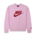 Nike x Nigo Sweatshirt 'Pink' — XXS — Front View