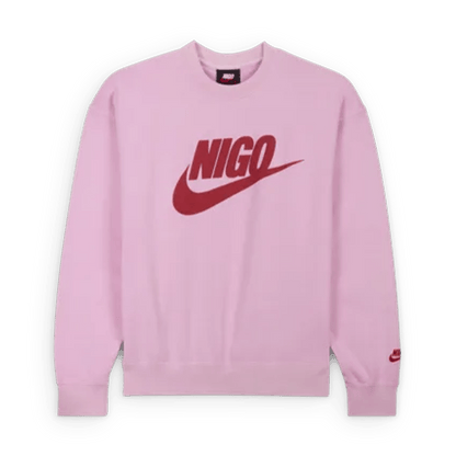 Nike x Nigo Sweatshirt 'Pink' — XXS — Front View