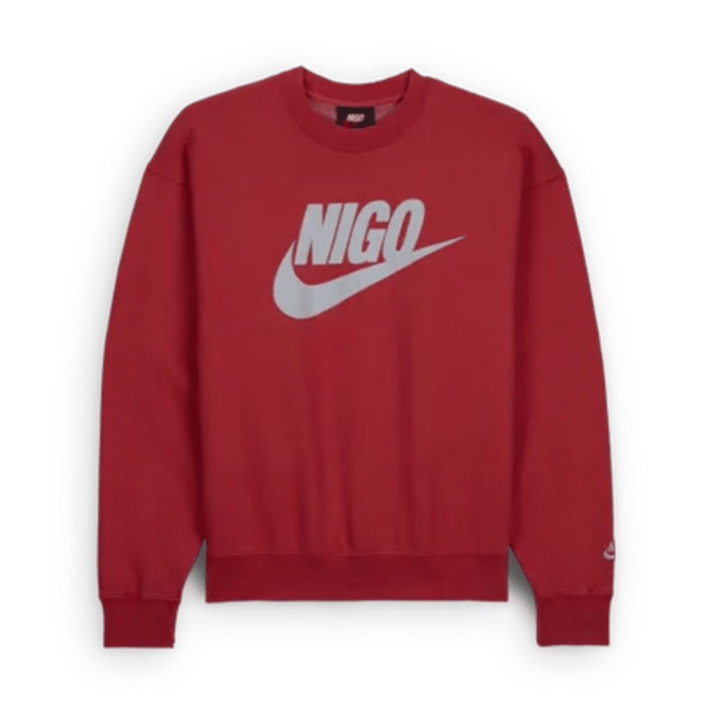 Nike x Nigo Sweatshirt 'Red' — XXS — Front View