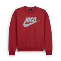 Nike x Nigo Sweatshirt 'Red' — XXS — Front View