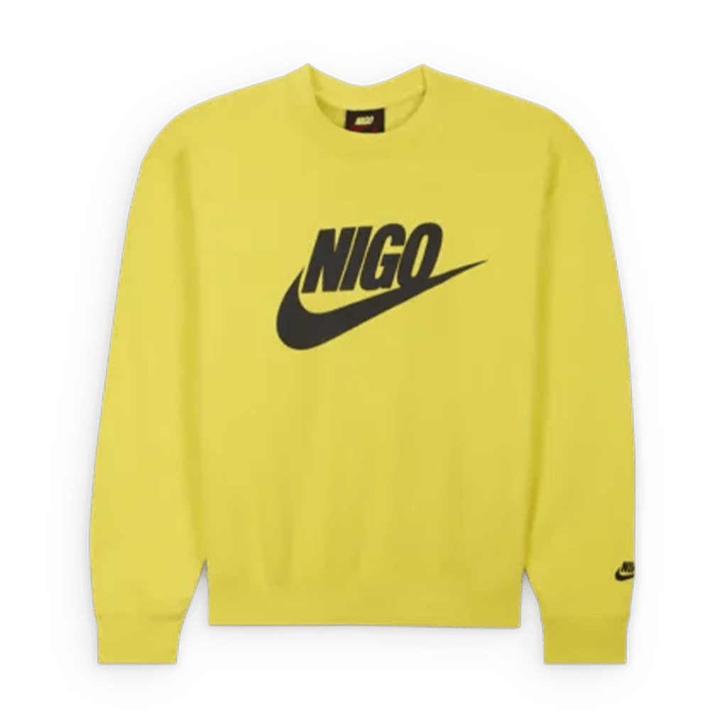Nike x Nigo Sweatshirt 'Yellow' — XXS — Front View