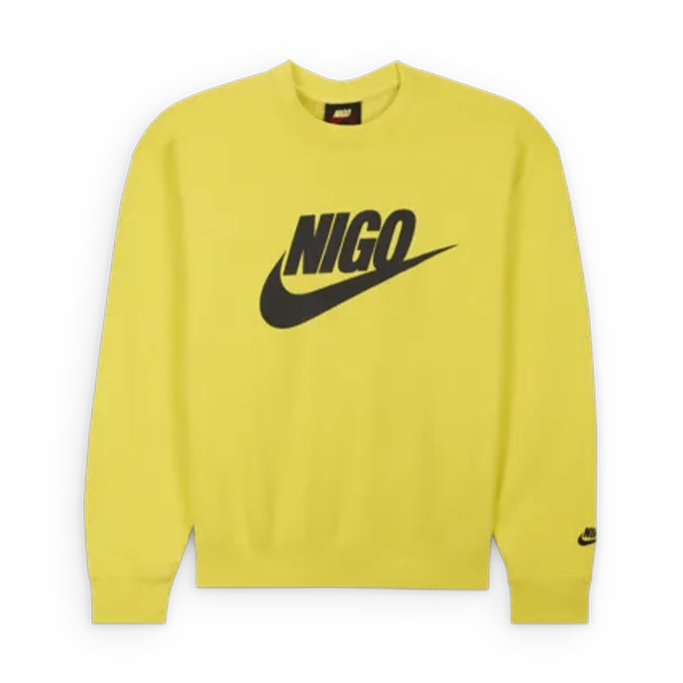 Nike x Nigo Sweatshirt 'Yellow' — XXS — Front View