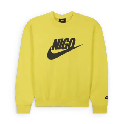 Nike x Nigo Sweatshirt 'Yellow' — XXS — Front View