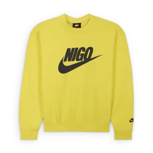Nike x Nigo Sweatshirt 'Yellow' — XXS — Front View