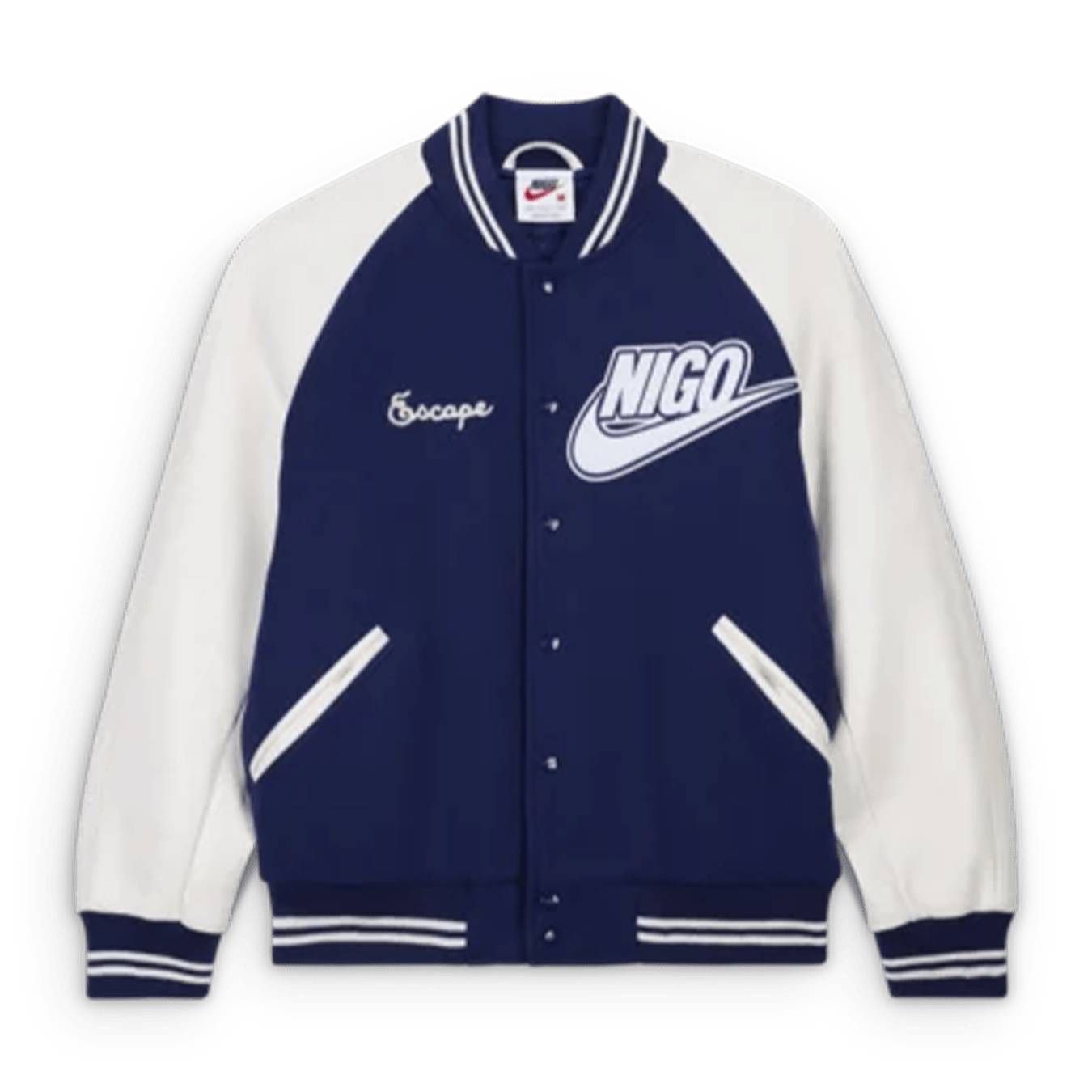 Nike x Nigo Varsity Jacket 'Blue' — XXS — Front View