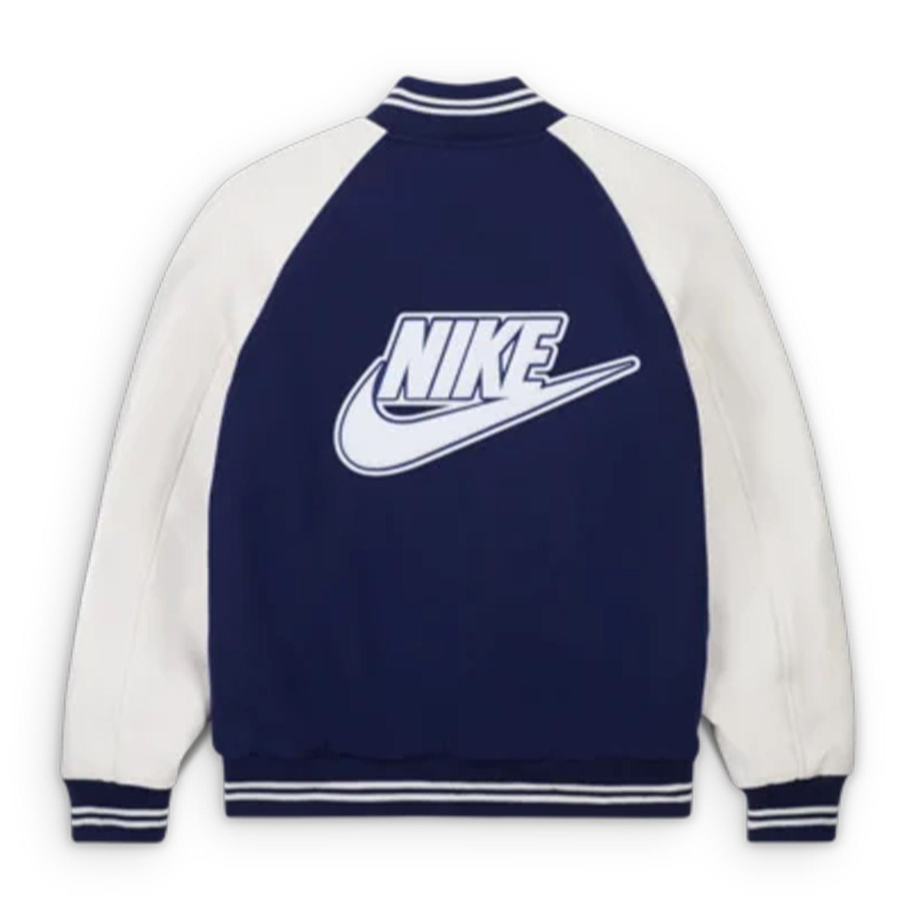 Nike x Nigo Varsity Jacket 'Blue' — XXS — Side View