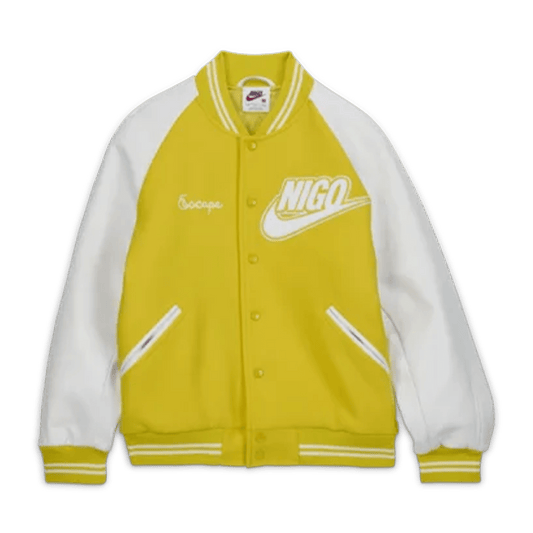 Nike x Nigo Varsity Jacket 'Yellow' — XXS — Front View
