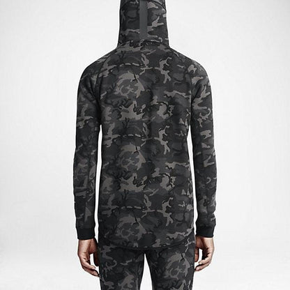 NIKE TECH FLEECE MEN'S HOODIE - Medium Ash Black — XXS — Alternate View 7