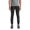 NIKE TECH FLEECE CAMO MEN'S TROUSERS - Medium Ash Black — XXS — Front View