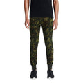 NIKE TECH FLEECE CAMO MEN'S TROUSERS - Sequoia Black — XXS — Front View