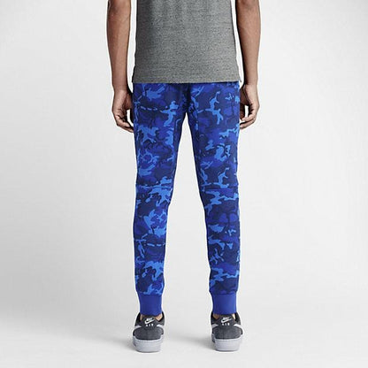 NIKE TECH FLEECE CAMO MEN'S TROUSERS - Deep Royal Blue — XXS — Alternate View 7