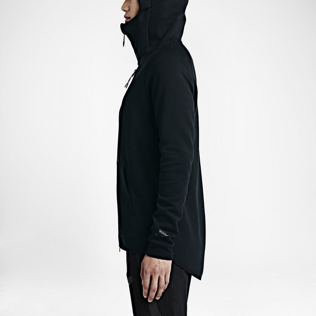 NIKE TECH FLEECE BLACK HOODIE — XXS — Alternate View 8