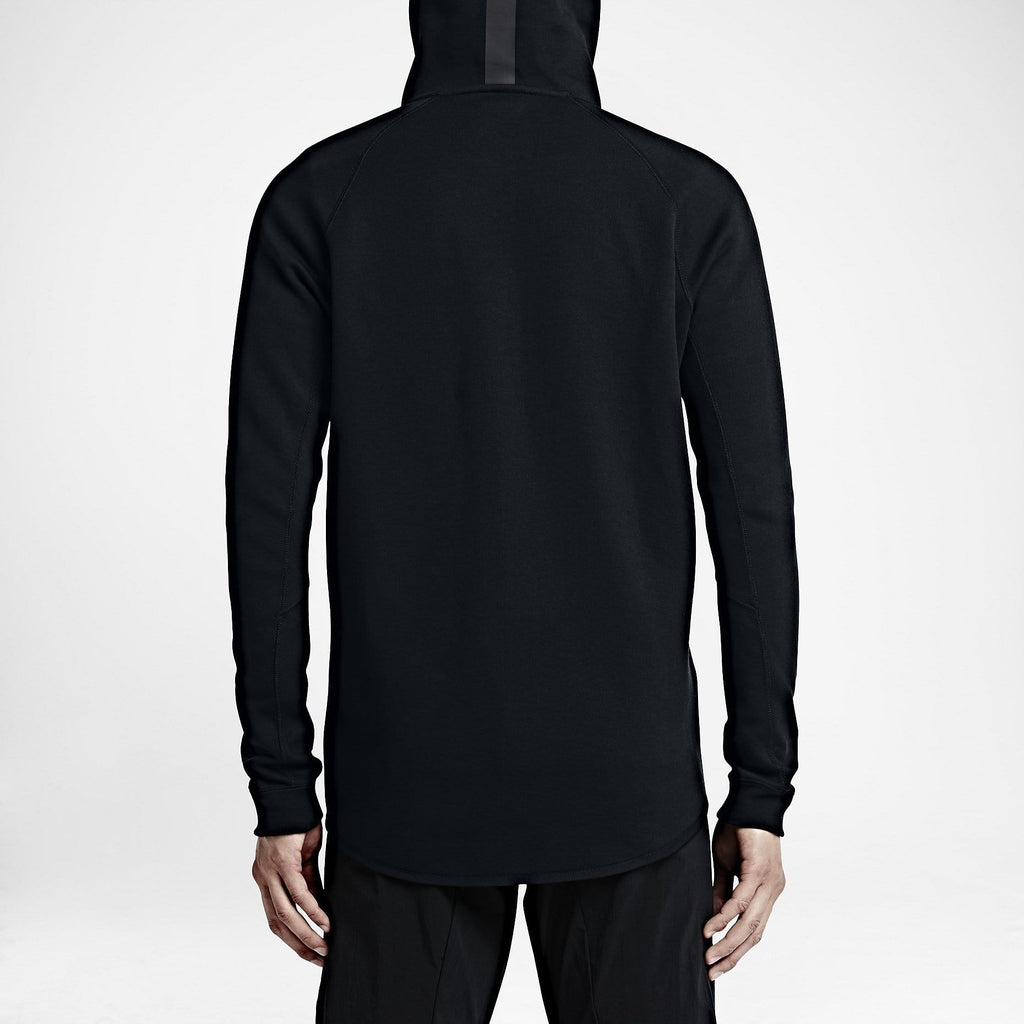 NIKE TECH FLEECE BLACK HOODIE — XXS — Alternate View 7