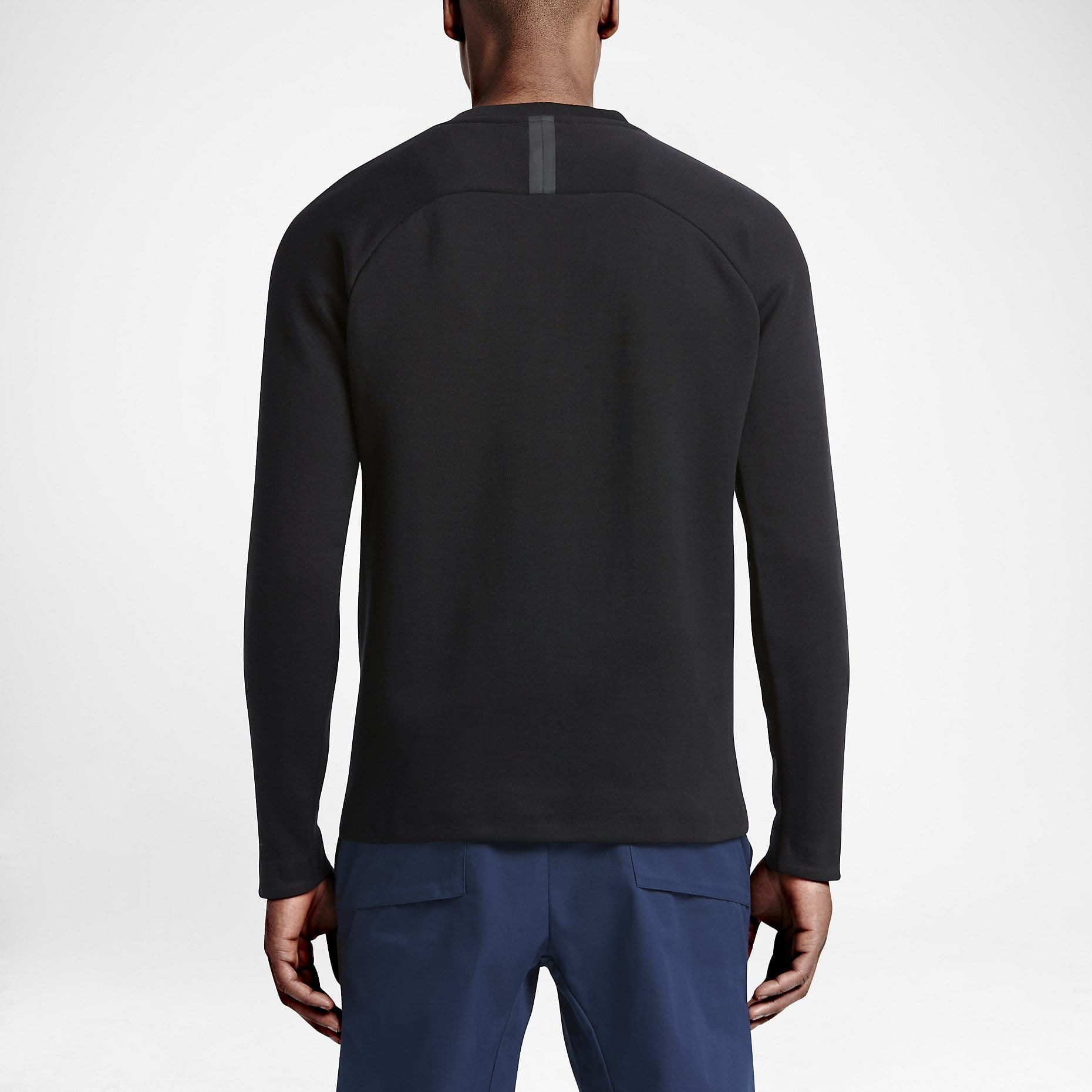 NIKE TECH FLEECE CREW MEN'S SWEATSHIRT — XXS — Top View